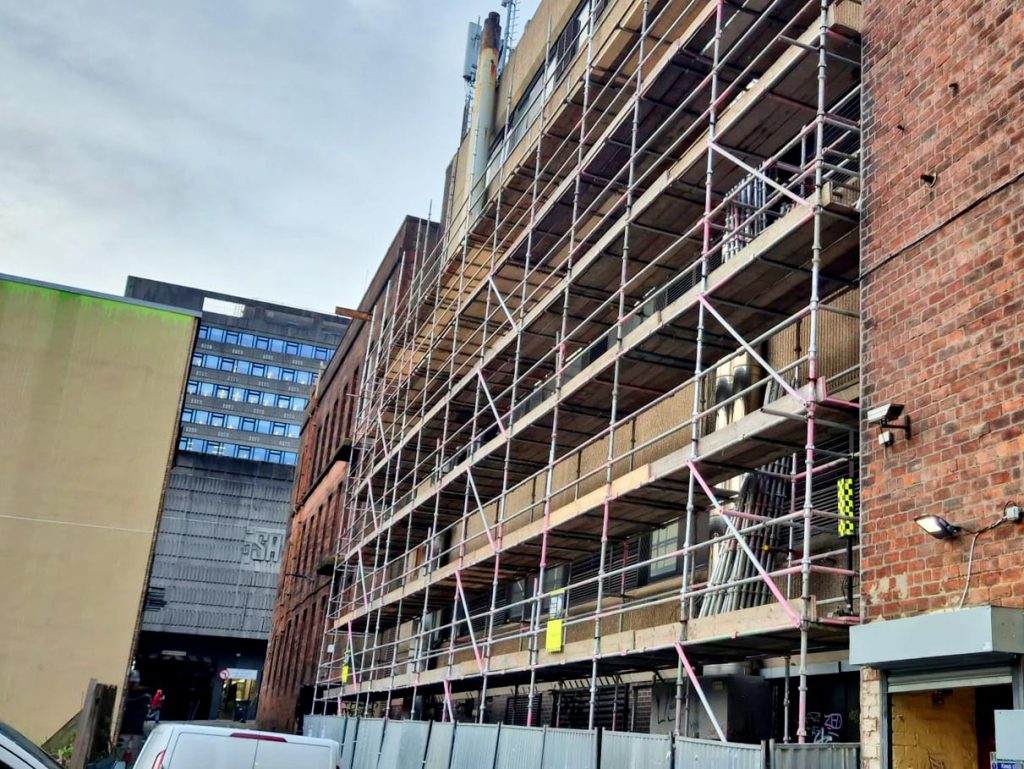 Scaffolding Renfrew Street Glasgow