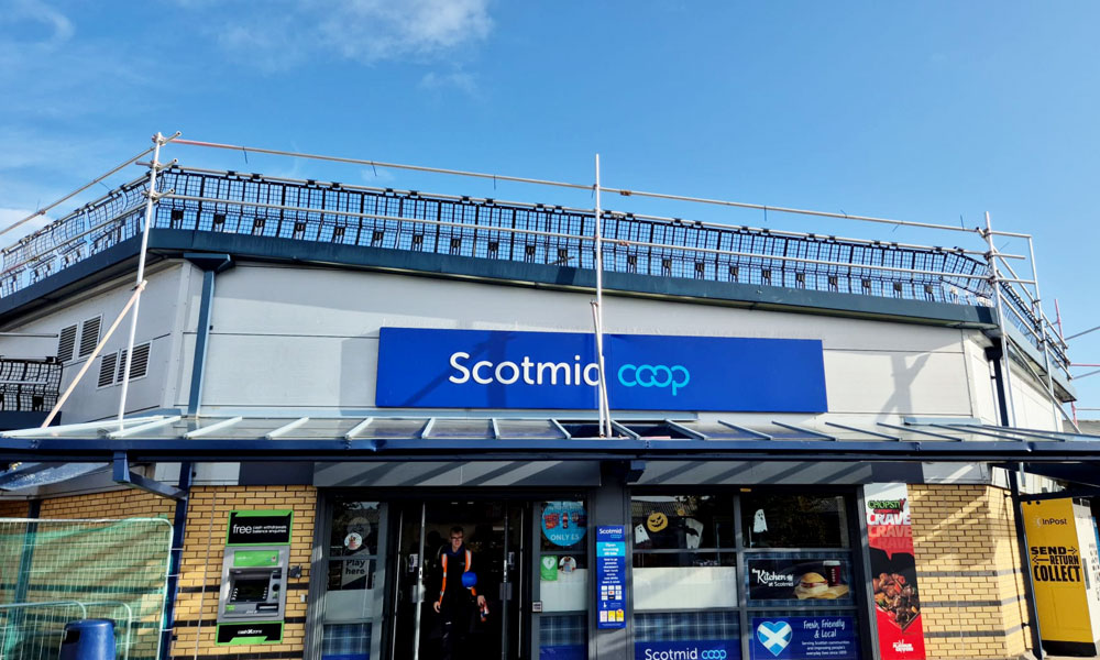 Aldi scaffolding glasgow